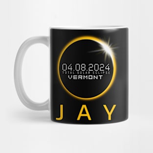 JAY Vermont Total Solar Eclipse April 8 2024 Vermont Mug